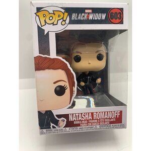 Funko Pop! Marvel Black Widow Natasha Romanoff Bobble-Head Figure #603 New In Bo